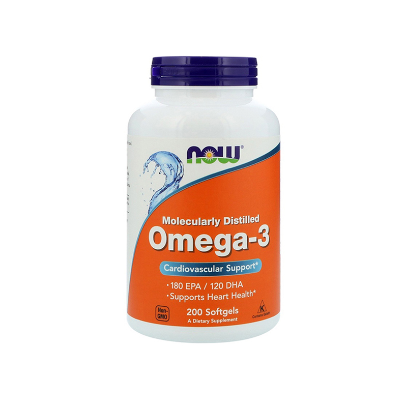 Now Foods Omega-3 Fish Oil 1000mg 200caps